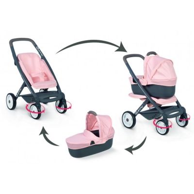 5. SMOBY Maxi Cosi 3-in-1 Kinderwagen rosa