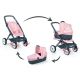 5. SMOBY Maxi Cosi 3-in-1 Kinderwagen rosa