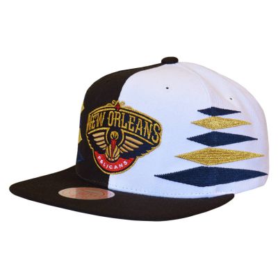 Mitchell & Ness NBA Diamond Cut New Orleans Pelicans Cap - HHSS1093-NOPYYPPPBKWH