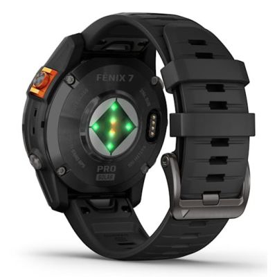 20. Garmin Fenix 7 Pro Solar Edition Schiefergrau/Schwarzes Band Sportuhr