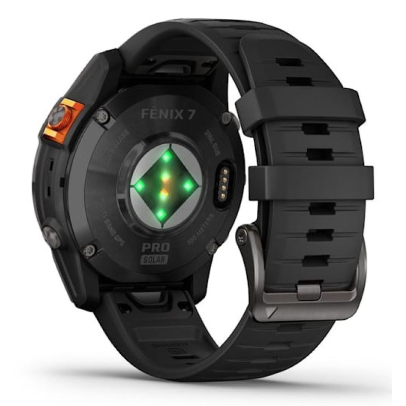 20. Garmin Fenix 7 Pro Solar Edition Schiefergrau/Schwarzes Band Sportuhr