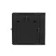 4. Zweiteiliger wandmontierter 19-Zoll-Rackschrank 12U 600x600, schwarz, Lanberg (Flatpack)