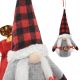 7. Dekorativer Weihnachtsmann mit Geschenktüte, 20 cm, Mädchen