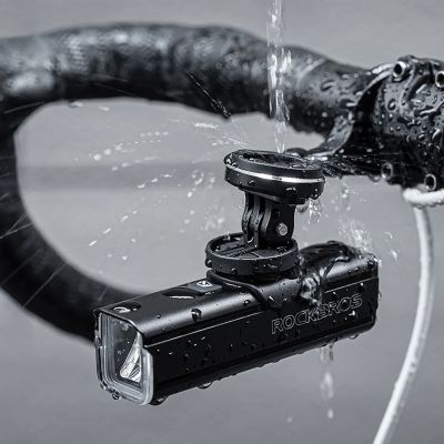 15. Rockbros FK-301 2-in-1 Lenkerhalterung für Fahrradcomputer/Navigationsgerät und Kamera/Beleuchtung – Schwarz