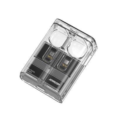 7. TWS Joyroom JR-TC1 IceLens Series kabellose Kopfhörer mit LED-Leuchten – Schwarz