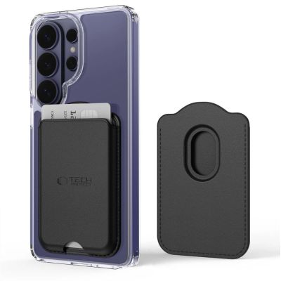Tech-Protect CH02 MagWallet MagSafe Magnetische Geldbörse für Handys - Schwarz