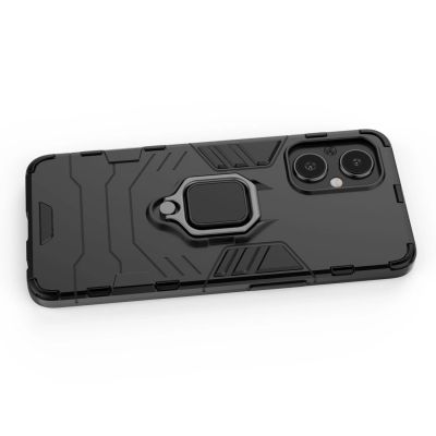 8. Ring Armor robuste Hybrid-Hülle + magnetischer Halter für OnePlus Nord N20 5G schwarz