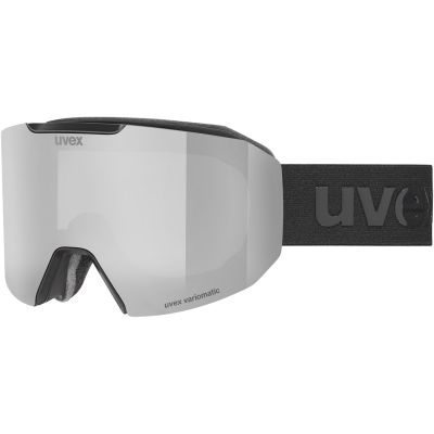 Skibrille UVEX Evidnt ATTRACT V + Etui schwarz/silber