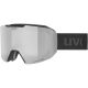 Skibrille UVEX Evidnt ATTRACT V + Etui schwarz/silber