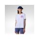 ROSSIGNOL Damen-T-Shirt mit Wasserfall-Grafik, Weiß