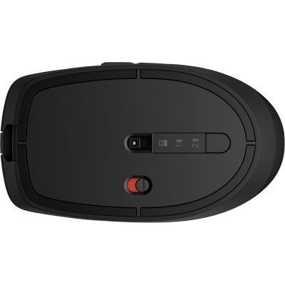 6. HP 710 Wiederaufladbare, geräuscharme Maus, kabellos, mit Batterie, schwarz, 6E6F2AA