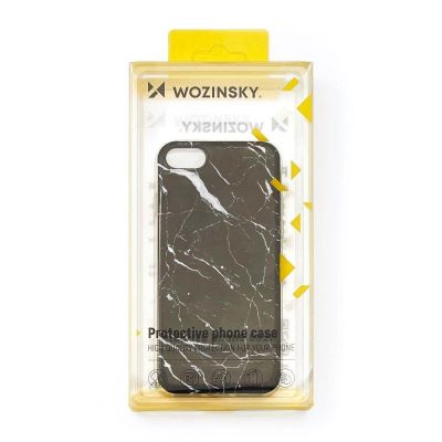 5. Wozinsky Marble TPU Cover Gel Marmor für Samsung Galaxy A13 5G schwarz
