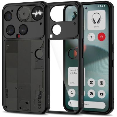 Tech-Protect MagMat Hülle für Nothing Phone 3 Schwarz und Transparent