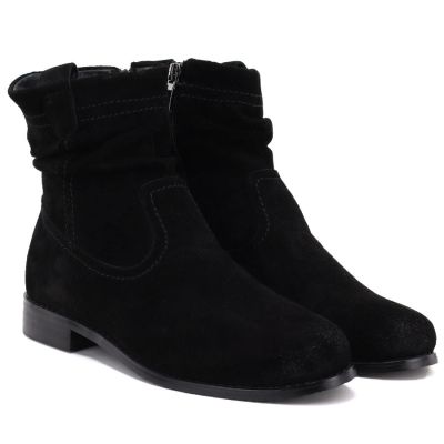 4. Damen-Lederstiefeletten, ungefüttert, schwarz Potocki JE19480