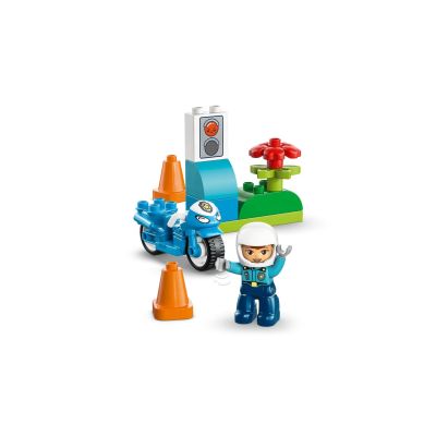 6. LEGO DUPLO TOWN 10471 Blaues Polizeimotorrad
