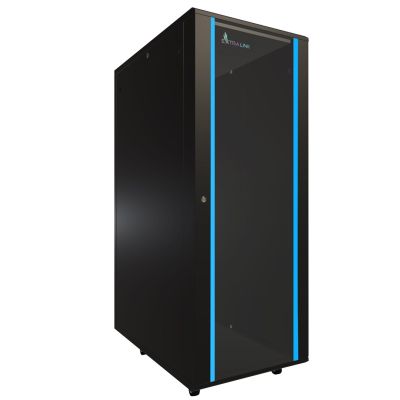 16. EXTRALINK Bodenschrank 37U 600x1000 Schwarz
