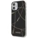 2. Guess, GUHCP12SPCUCHBK iPhone 12 mini 5,4" schwarz/schwarzes Hardcase Gold Chain Collection