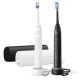 7. Philips 7100 HX7429/02 Schallzahnbürste, für Erwachsene, Schallzahnbürste, tägliche Pflege, Zahnfleischschutz, sanft, aufhellend, 62.000 Bewegungen pro Minute, Schwarz, Weiß, 2 Min., 4 x 30 Sek.