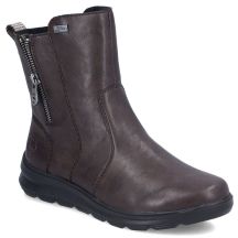 Rieker Z0074-25 bequeme braune wasserdichte Damen-Ankle-Boots
