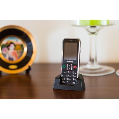 9. MaxCom MM730 Mobiltelefon 5,59 cm (2,2") Schwarz Telefon für Senioren
