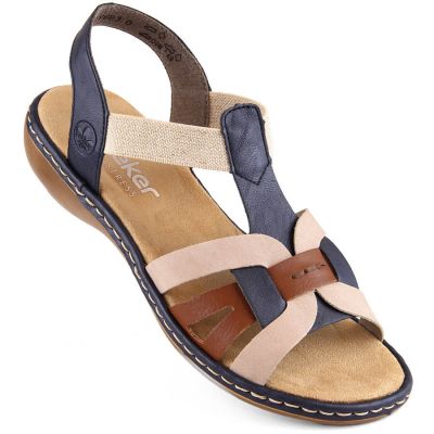 Bequeme Rieker W RKR662 mehrfarbige Sandalen