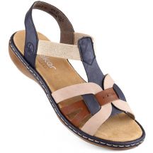 Bequeme Rieker W RKR662 mehrfarbige Sandalen