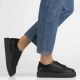 7. Schwarze Damen-Plateau-Sneaker aus Leder, Filippo DP6119