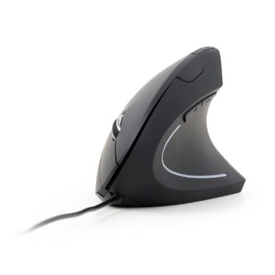 3. GEMBIRD MUS-ERGO-01 Maus (optisch; 3200 DPI; schwarz)