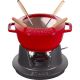 Staub Fondue-Set – 16 cm, Rot
