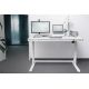 4. Digitus Schreibtisch mit elektrischer Höhenverstellung, USB-Ladestation und Schublade