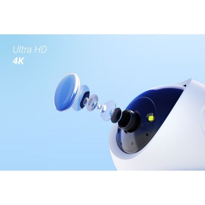 15. EZVIZ H6c G1 4K Sphärische IP-Sicherheitskamera für den Innenbereich 3840 x 2160 px Decke/Wand/Schreibtisch