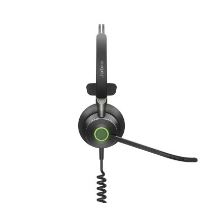 4. Jabra Engage 50 Headset mit Kabel und Kopfbügel, Büro-/Callcenter-kompatibel, USB Typ-C, Bluetooth, Schwarz