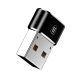 7. Baseus Mini USB-C-zu-USB-A-Adapter – Schwarz