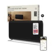Mill Invisible Smart WiFi-Panelheizung G4 | PA1500WIFI4A | Panelheizung | 1500 W | Geeignet für Räume bis 18–22 m² | Schwarz | IPX4