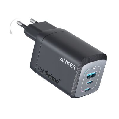 Anker 735 Prime Universal-USB-Ladegerät, schwarz, Schnellladefunktion