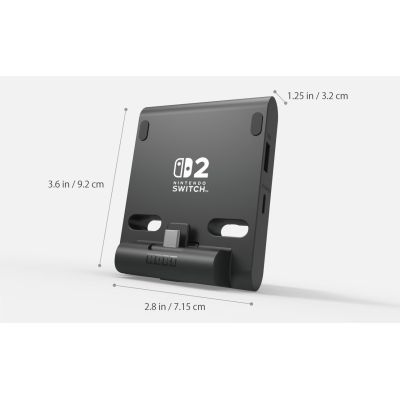 6. PlayStand Dual USB-Ständer für Nintendo Switch 2 – Dunkelgrau