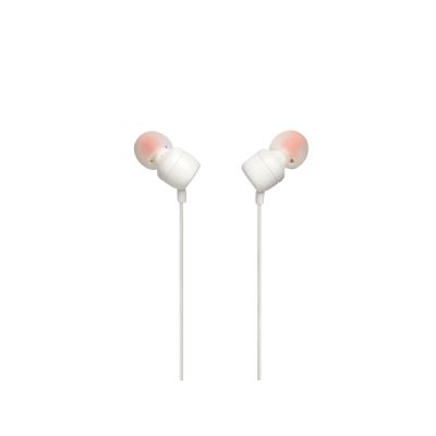 13. JBL T110 Kopfhörer (weiß, mit Mikrofon)