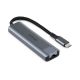 6. Lindy 43422 USB 3.2 Gen 2 (3.1 Gen 2) Typ-C Hubs und Konzentratoren 10000 Mbit/s Grau