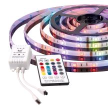 Activejet AJE-LED Musikstreifen (180 lm; RGB - Mehrfarbig; 3 m; 7 W; IP65)