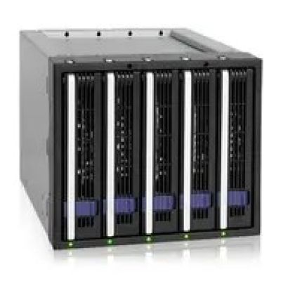 11. IcyDock Montageplatte 5x8,9cm SATAI-III in 3x5,25" MB155SP-B bk