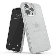 Adidas OR Protective Clear Case Glitter für iPhone 13 Pro / iPhone 13 - Transparent Silber