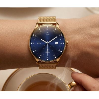 2. Smartwatch Gravity Gold Strap + Bracelet GT31-2