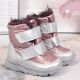 5. Kornecki Jr KOR6895B Wasserdichte Schneestiefel mit Klettverschlussmembran