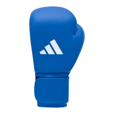 2. IBA-zugelassene blaue Adidas-Turnier-Boxhandschuhe
