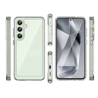 6. Outer Space Case Silikonhülle mit Gelrahmen für Samsung Galaxy S24 FE – transparent