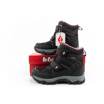 10. Lee Cooper Winterstiefel Kinder Schneestiefel wasserdicht isoliert Schwarz