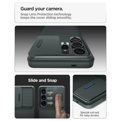 6. Spigen Optik Armor Schutzhülle für Samsung Galaxy S26 Ultra – Grün