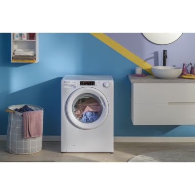 10. Candy Smart Pro Inverter CO 474TWM6/1-S Waschmaschine, Frontlader, 7 kg, 1400 U/min, Weiß