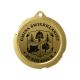 Metallmedaille mit Gravur auf Laminat