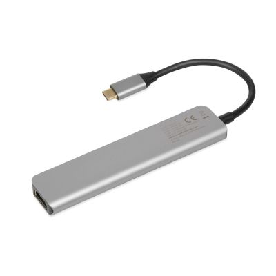 6. IBOX HUB USB IUH3SL4K SLIM USB 3.2 HDMI 4K PD 100W